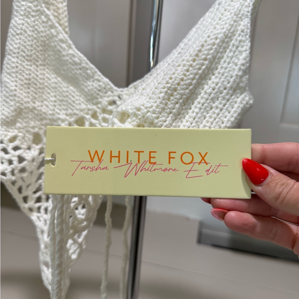 White Fox Boutique White Lace Bra